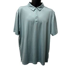 Green‎ Side Men’s Short Sleeve Golf Polo Light Greenish Blue Size XL